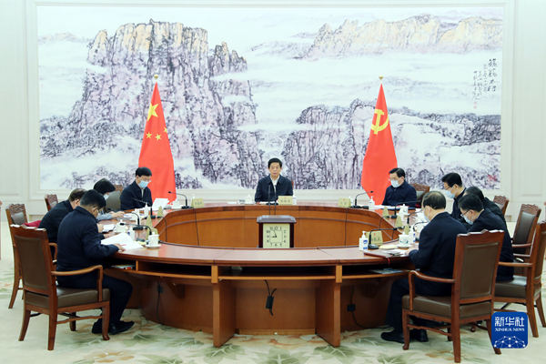 全国人大常委会党组举行会议 学习贯彻习近平总书记在党的十九届六中全会上的 重要讲话和全会精神 栗战书主持并讲话