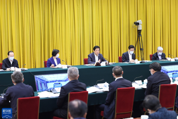 全国人大常委会对环境保护法开展执法检查 听取国务院法律实施主管部门汇报 栗战书讲话