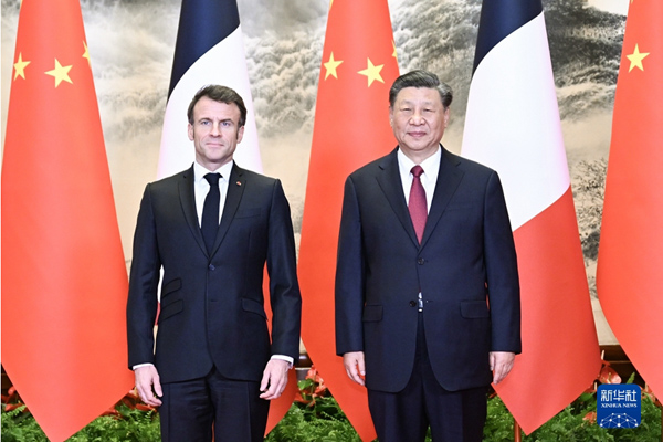 习近平同法国总统马克龙举行会谈